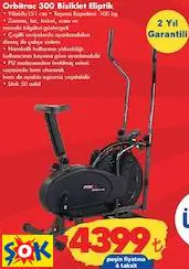 FOX FİTNESS ORBİTRAC 300 BİSİKLET ELİPTİK FOX FİTNESS ORBİTRAC 300 BİSİKLET ELİPTİK